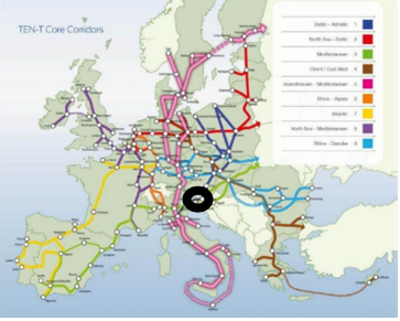 Trieste e l’area extra-Ue — mappa/illustrazione